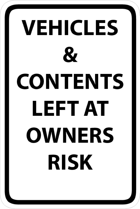 Parking and Regulation Signs 12x18